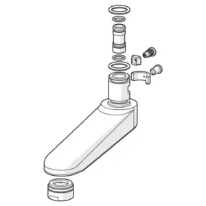 Hansa Uitloop compleet 96 mm