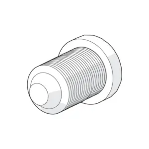 Hansa Aanslagbout M6 x 10 mm
