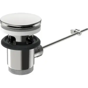Hansa Afvoergarnituur compleet met grote waste plug tbv Murano chroom