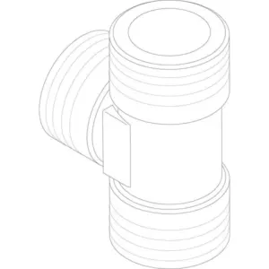 Nefit t-stuk g 1"