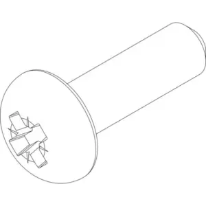 Bosch schroef M5 stainless