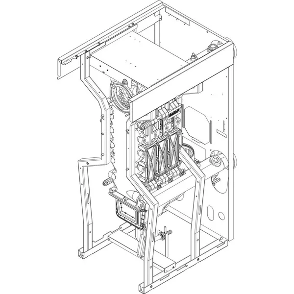 Buderus/Bosch ketelblok 4sec r 8738804583