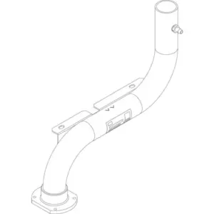 Buderus/Bosch gasaansluiting achter 150-300 8738804935