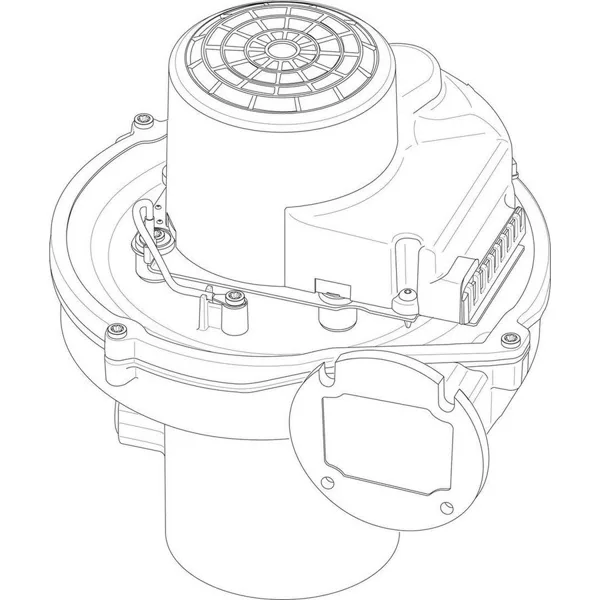 Buderus/Bosch ventilator EBM NRG - 137 - 150 kW 8738805005