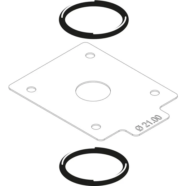 Buderus/Bosch gassmoorklep VR4XX D = 21,00 mm 8738805017