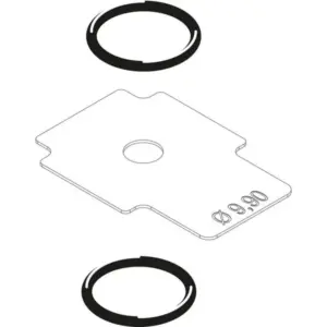 Buderus/Bosch gassmoorklep vr4615 d=9,90 mm 8738805027