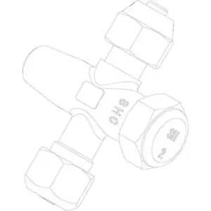 Buderus/Bosch ventiel 1/4" compleet