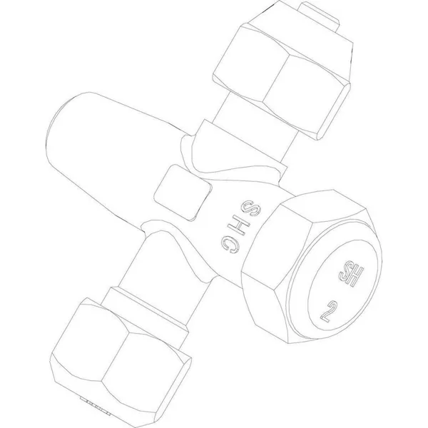 Buderus/Bosch ventiel 1/4" compleet