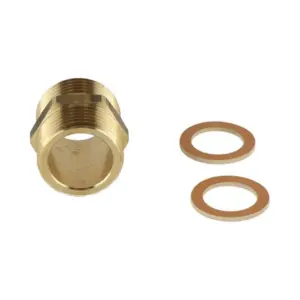 Remeha dubbelnippel G1