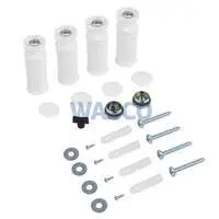 Zehnder wandmontageset Aura CV 4-aansluiting wit