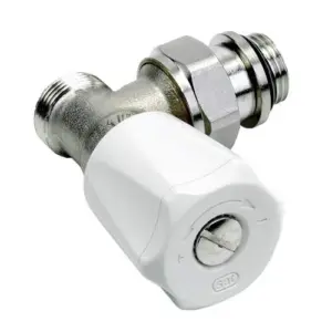 Comap handbediende radiatorkraan Euro-Sar haaks ½" × M22 (eurokonus)