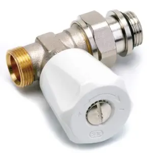 Comap handbediende radiatorkraan Euro-Sar recht ½" × M22 (eurokonus)