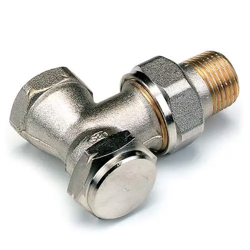 Comap voetventiel haaks ½" met fixatie en aftapkraan