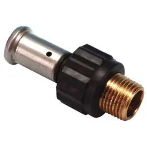 Henco pers puntstuk 32 mm x 1" buitendraad
