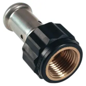 Henco pers schroefbus 40 mm x 1" binnendraad