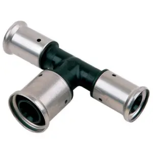 Henco pers T-stuk 32 x 40 x 32 mm (verlopend)