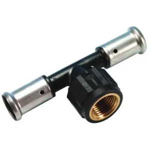 Henco pers T-stuk 40 mm x 1¼" binnendraad x 40 mm
