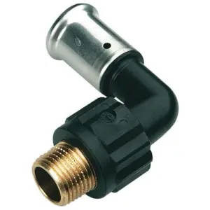 Henco persknie 90° 32 mm x 1" buitendraad