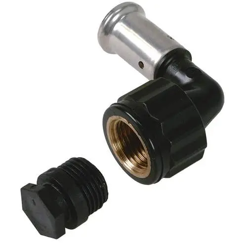 Henco persknie 90° 50 mm x 1½" binnendraad