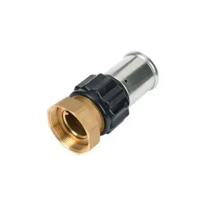 Henco perskoppeling met wartel en vlakke dichting 40 mm x 1½"