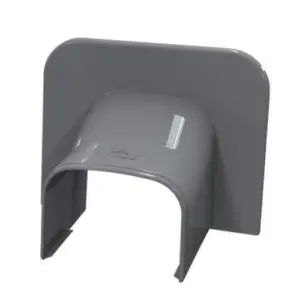 Tecnosystemi Optima eindstuk plafond/wand 75 mm antraciet
