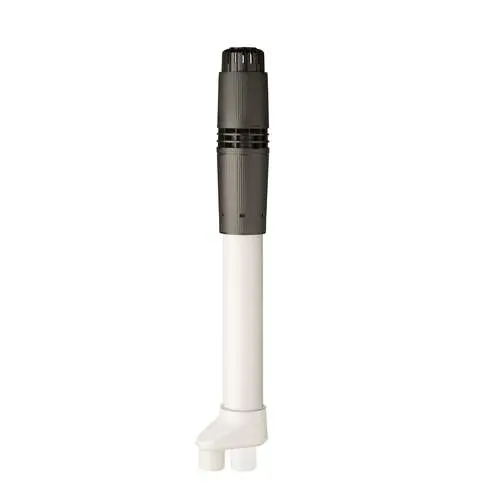 Ubbink Rolux 5G dakdoorvoer parallel 80-80 mm HR PP zwart (1280 mm)