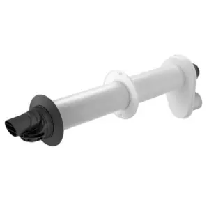 Ubbink Rolux 5H muurdoorvoer HR 60/100 concentrisch op 80-80 parallel