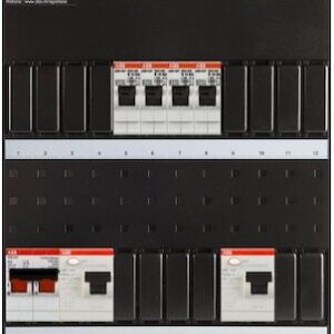 ABB HAF 1-fase groepenkast 4 groepen