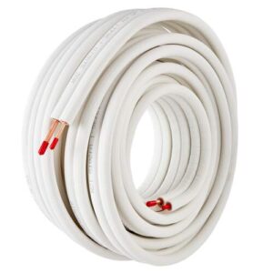 Koudemiddelleiding 1/4"+1/2" geïsoleerd — 5m