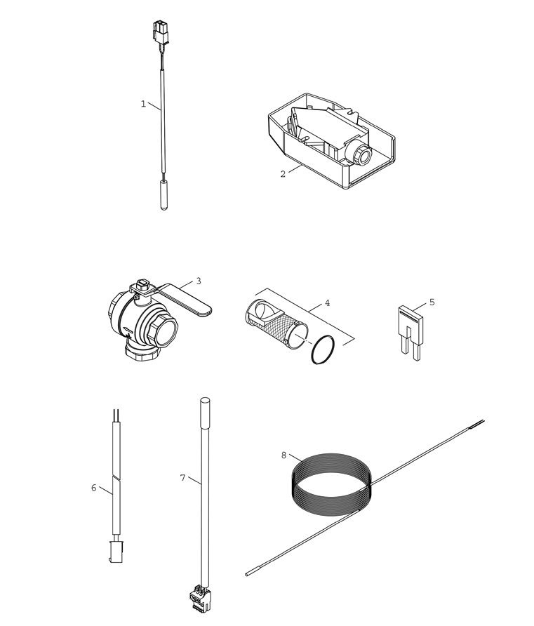 Bosch Compress 3400i AWS (CS3400iAWS 14E) exploded tekening