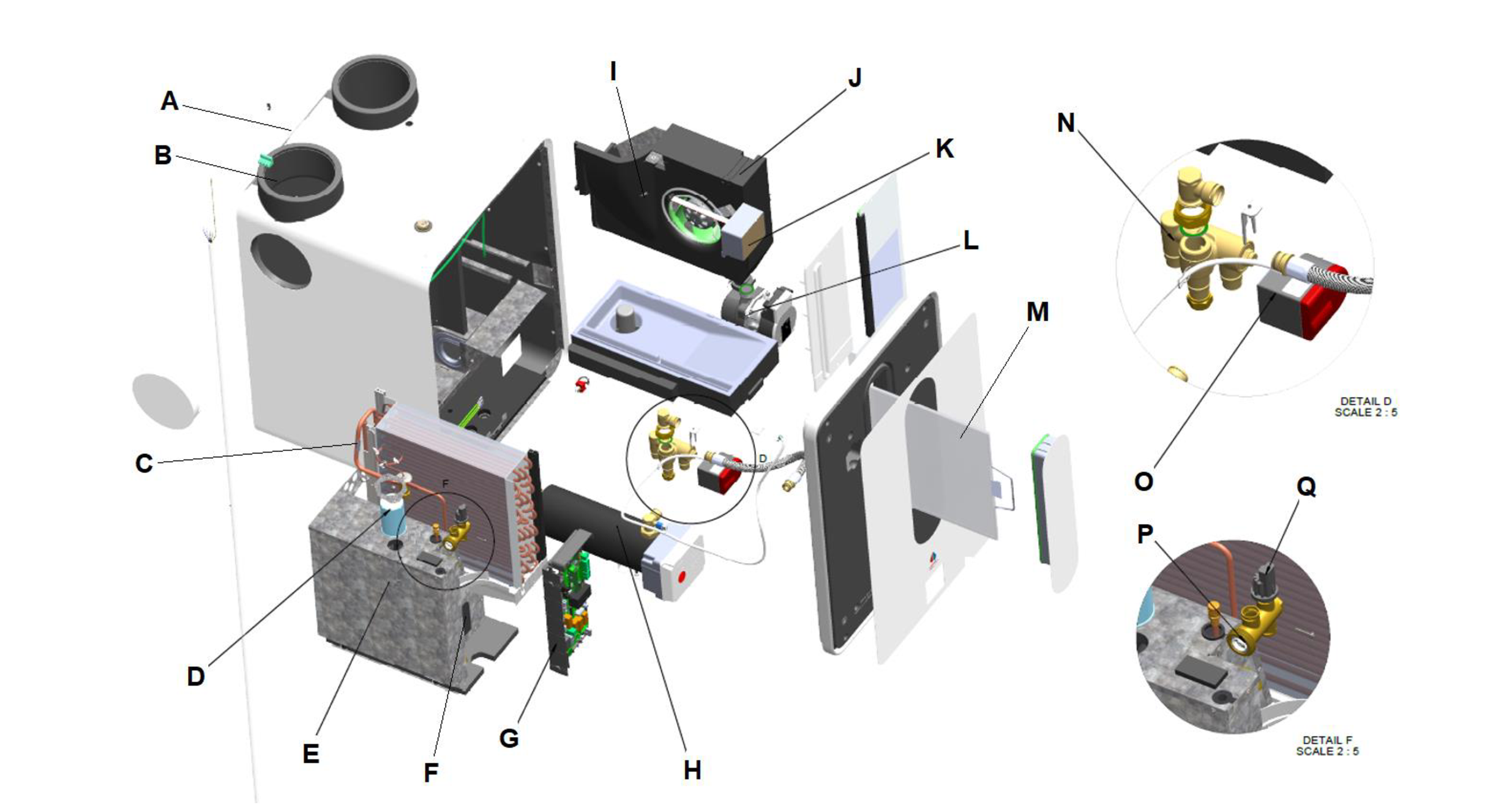 Inventum Modul-AIR Combi exploded tekening