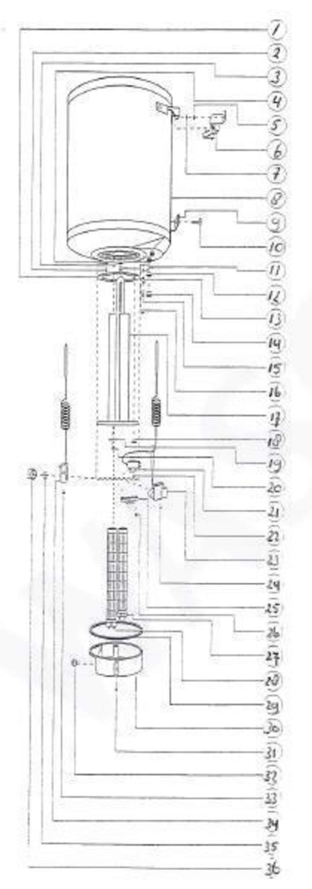 Inventum EDR 121 Comfort exploded tekening