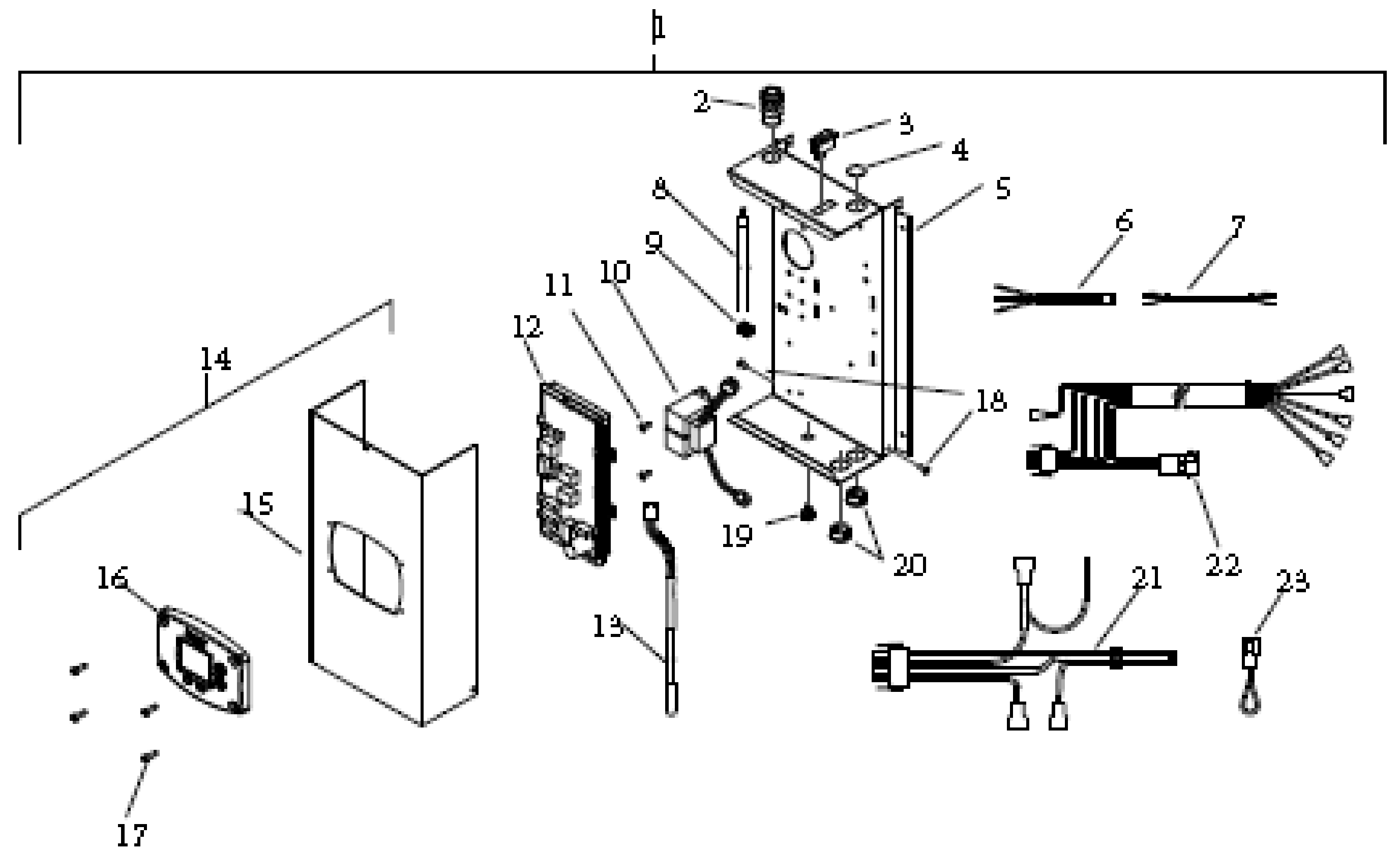 Remeha BW80 Plus exploded tekening