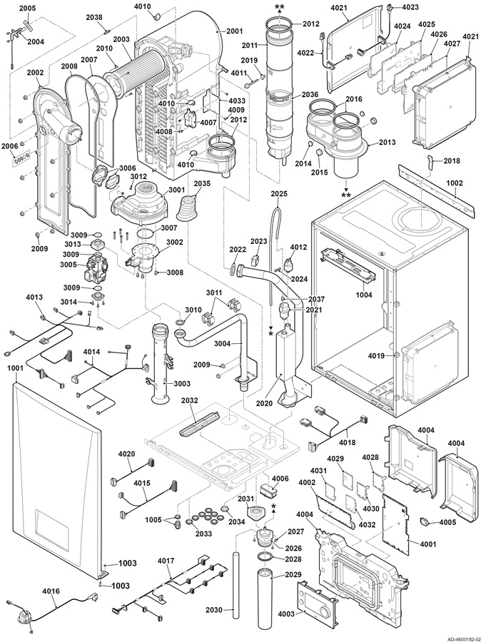 Remeha Quinta 115 (2025) exploded tekening