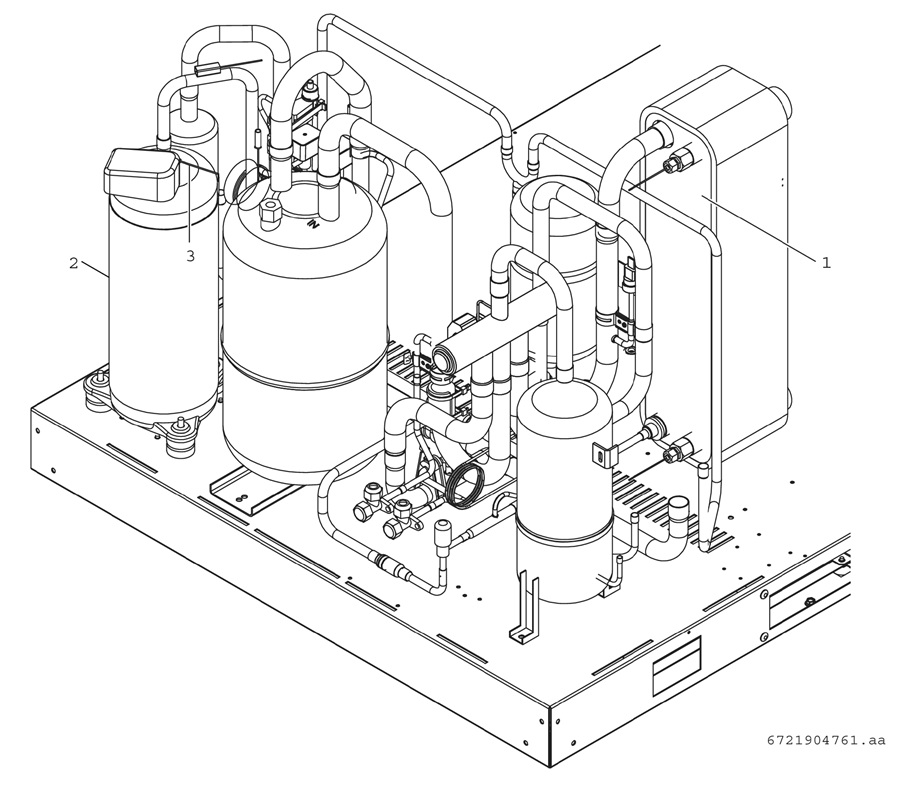 Bosch Compress 3000 AWP (CS3000AWP 16) exploded tekening