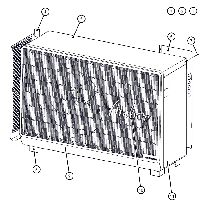 Itho Daalderop Amber 95 (03-00764) exploded tekening