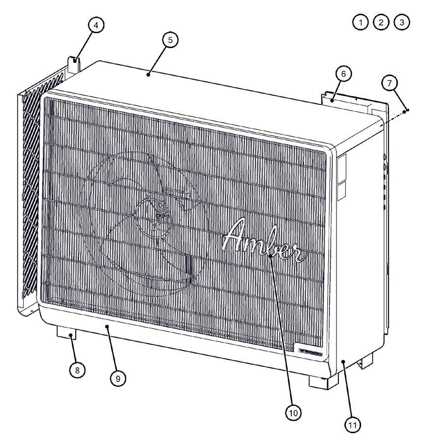 Itho Daalderop Amber 120 (03-00765) exploded tekening