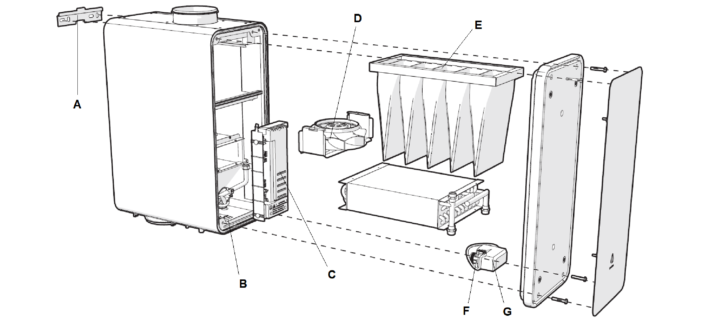 Inventum Modul-AIR Module GreenComfort exploded tekening