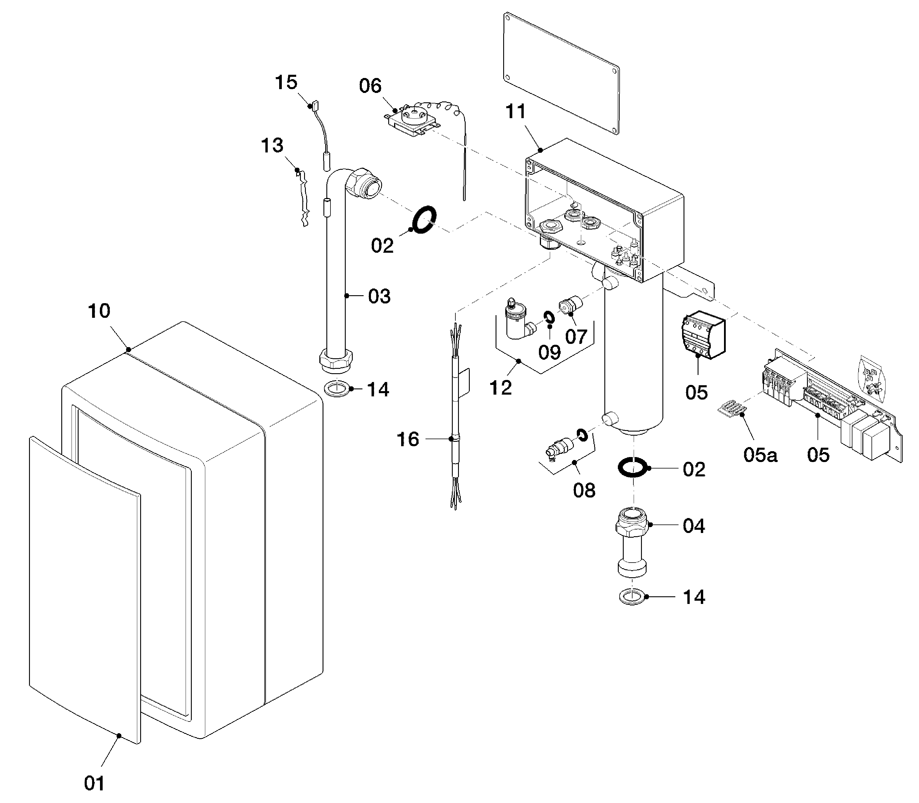Vaillant aroTHERM VWZ MEH 60 exploded tekening