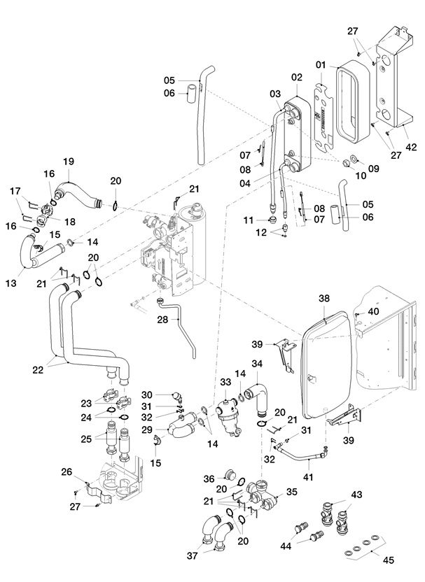 Vaillant aroTHERM Split plus VWL 77/8.2 IS exploded tekening