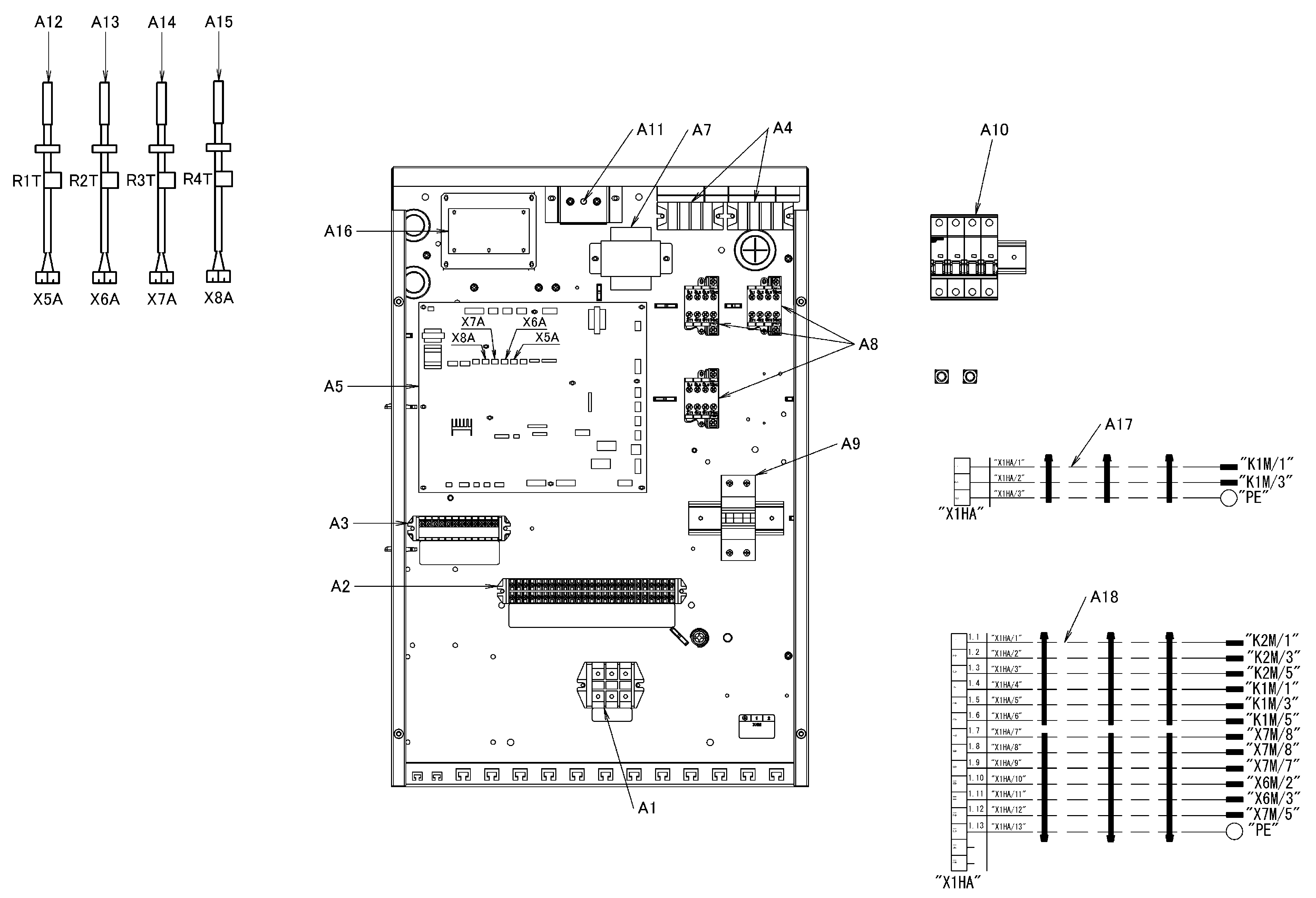 Daikin EHVH11S26CB9W | LT binnendeel 11kW 230V exploded tekening
