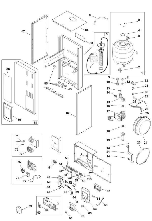 Fujitsu WSYA100DG6 exploded tekening