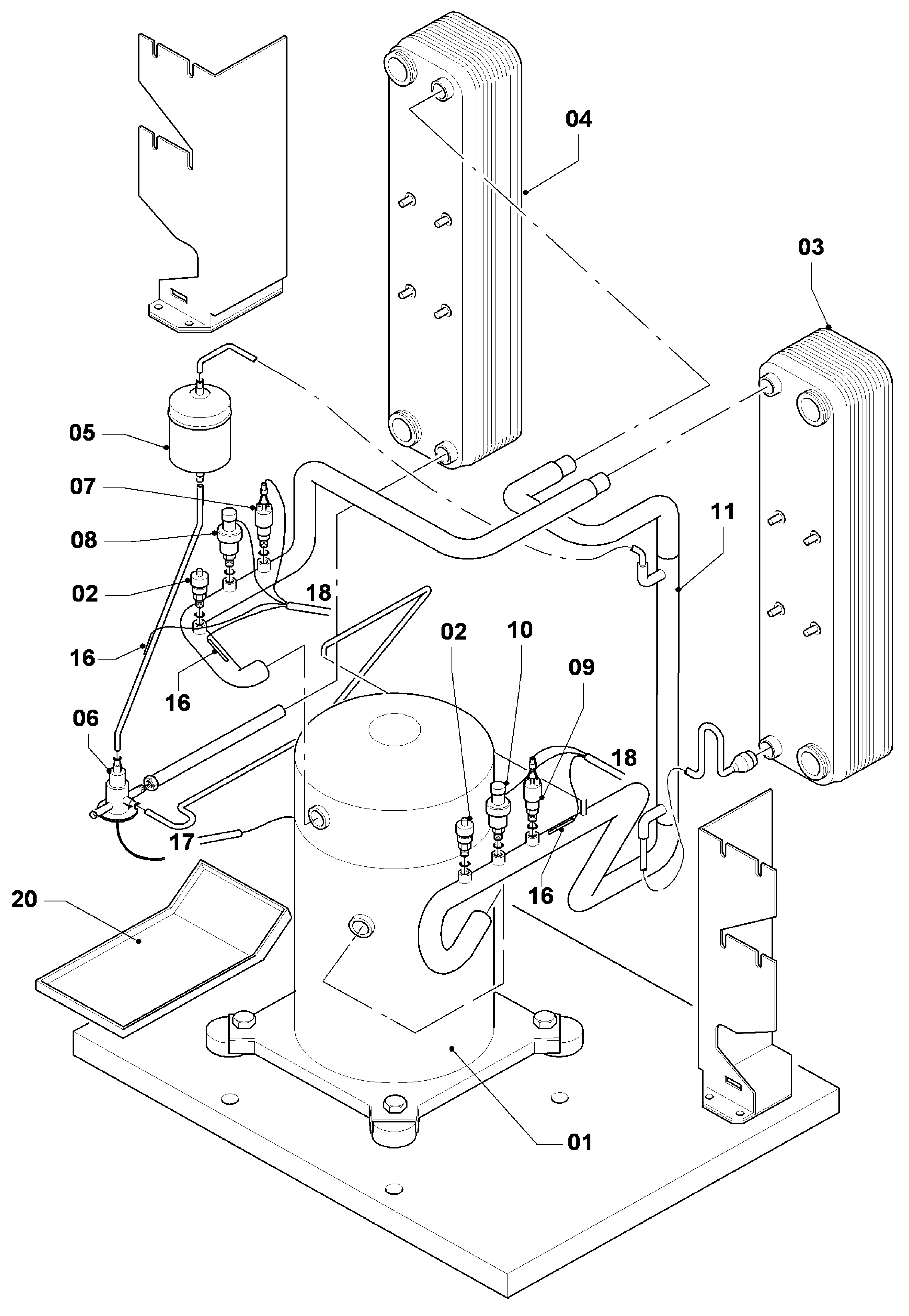 AWB MagnaGeo 10 BPT HPS 103-2 exploded tekening