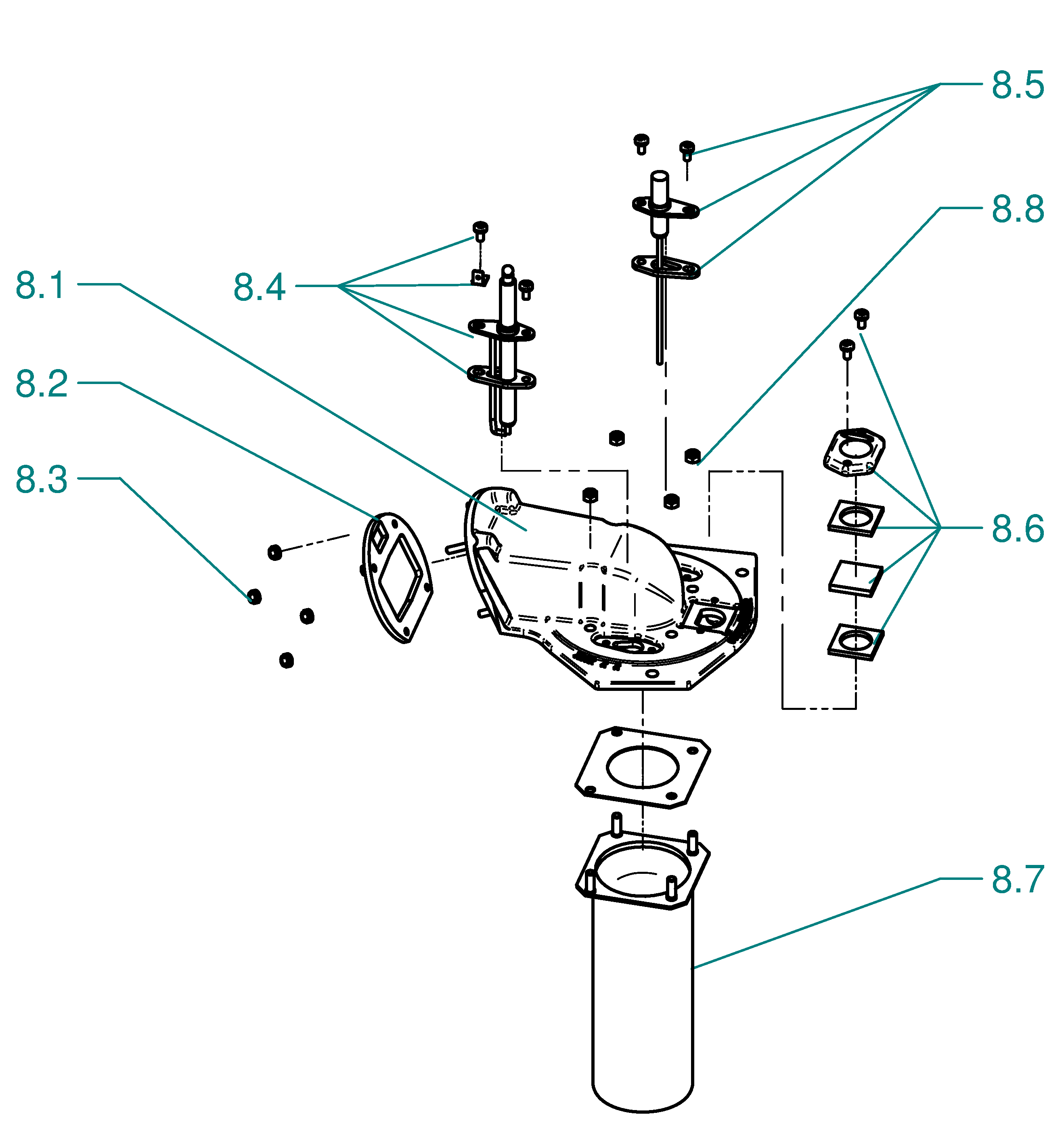 Itho Daalderop CombinAir 2.5/24/33 exploded tekening