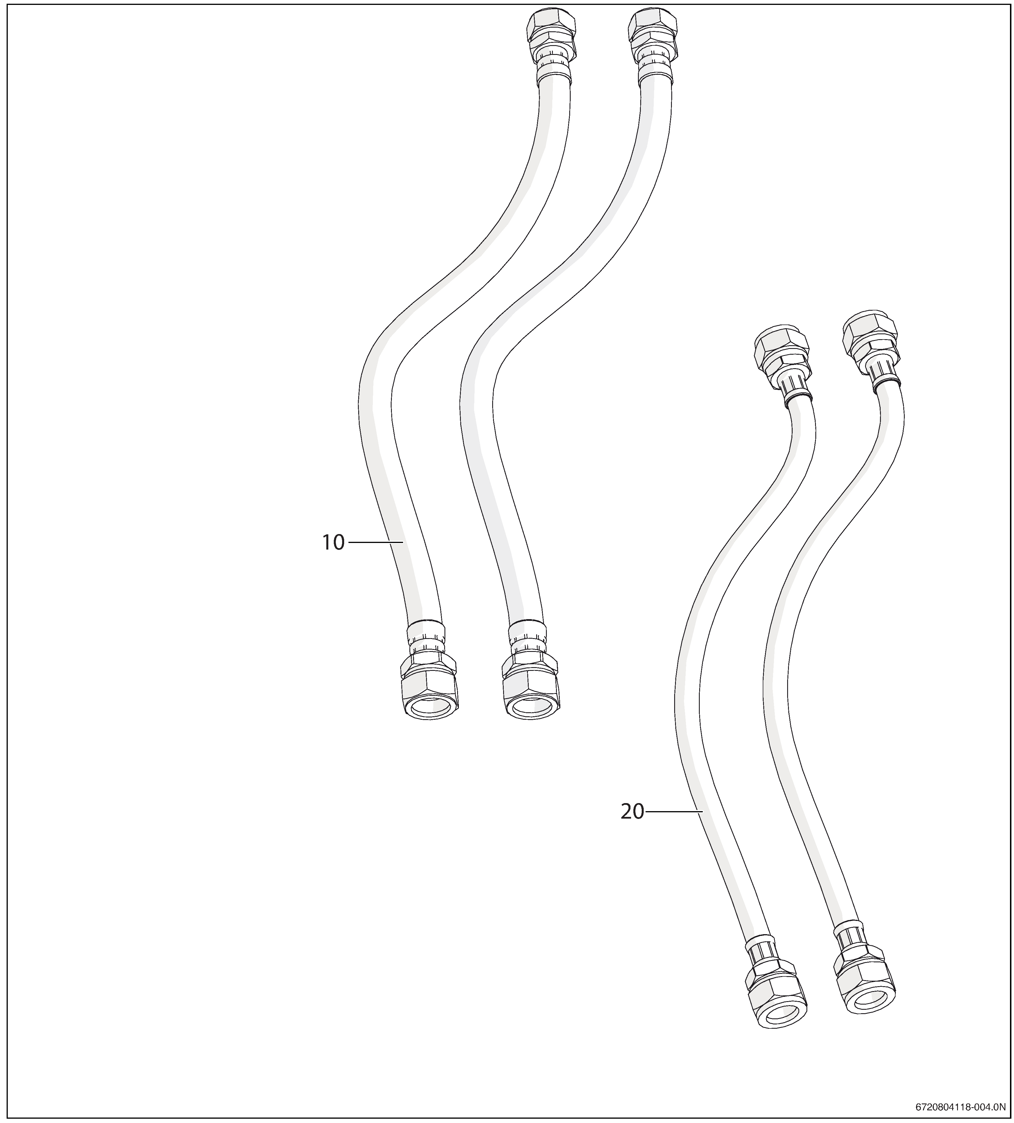 Nefit (Bosch) VentiLine VA/W 1.4 C exploded tekening