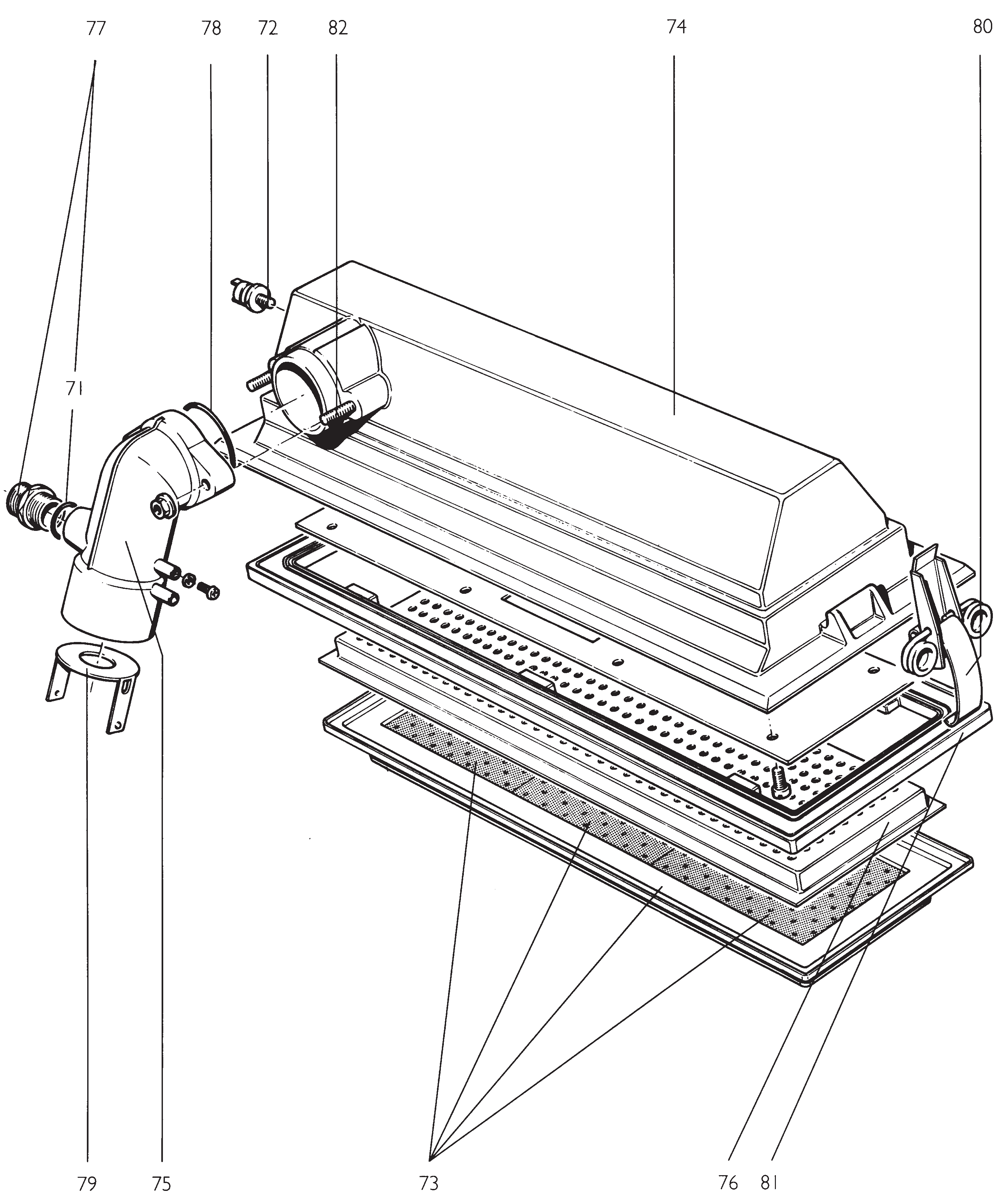 Nefit (Bosch) EcomLine Economy HRC 23/28V exploded tekening