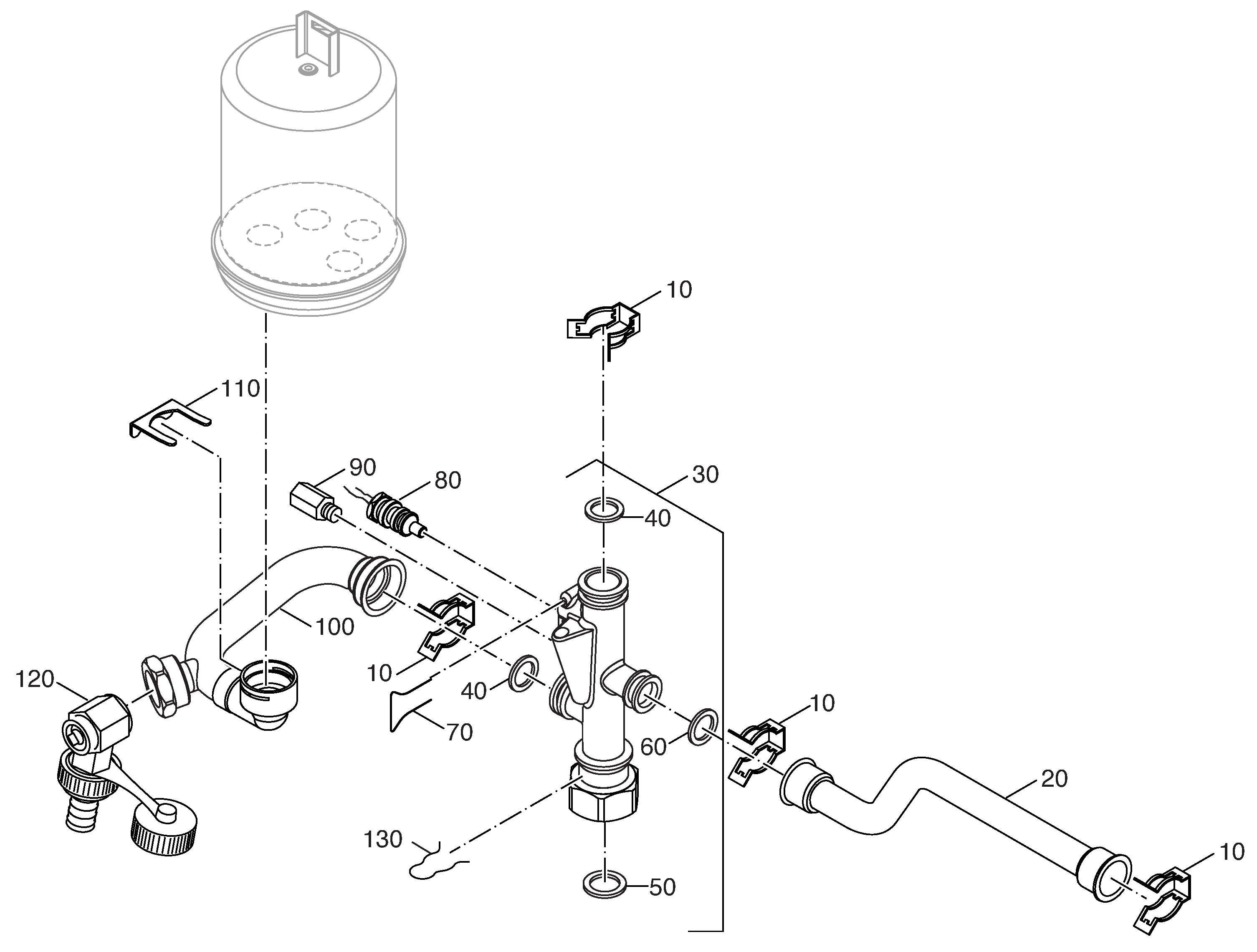 Nefit (Bosch) Economy HR24 exploded tekening