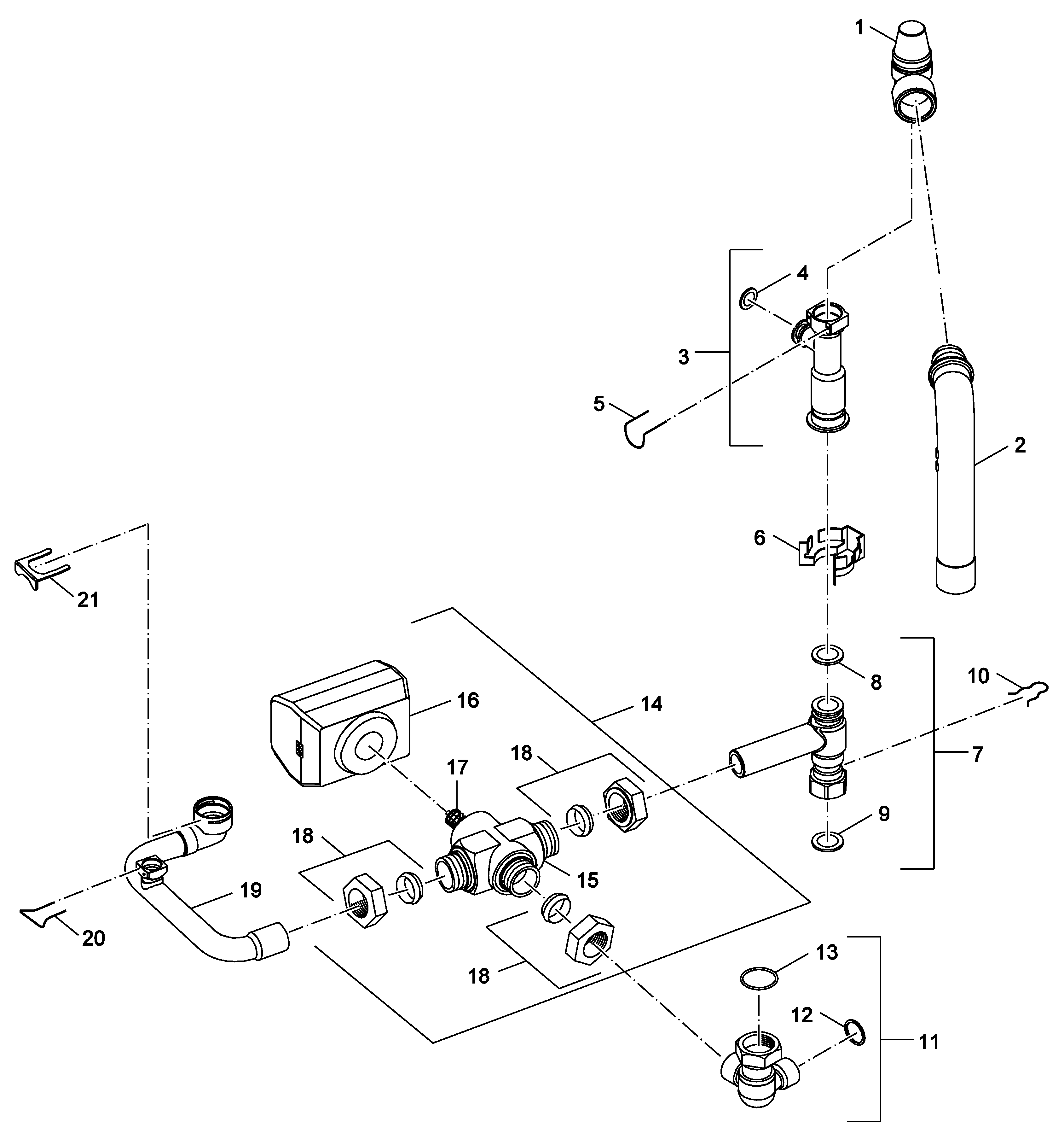 Nefit (Bosch) Economy VRC24 CW4 exploded tekening