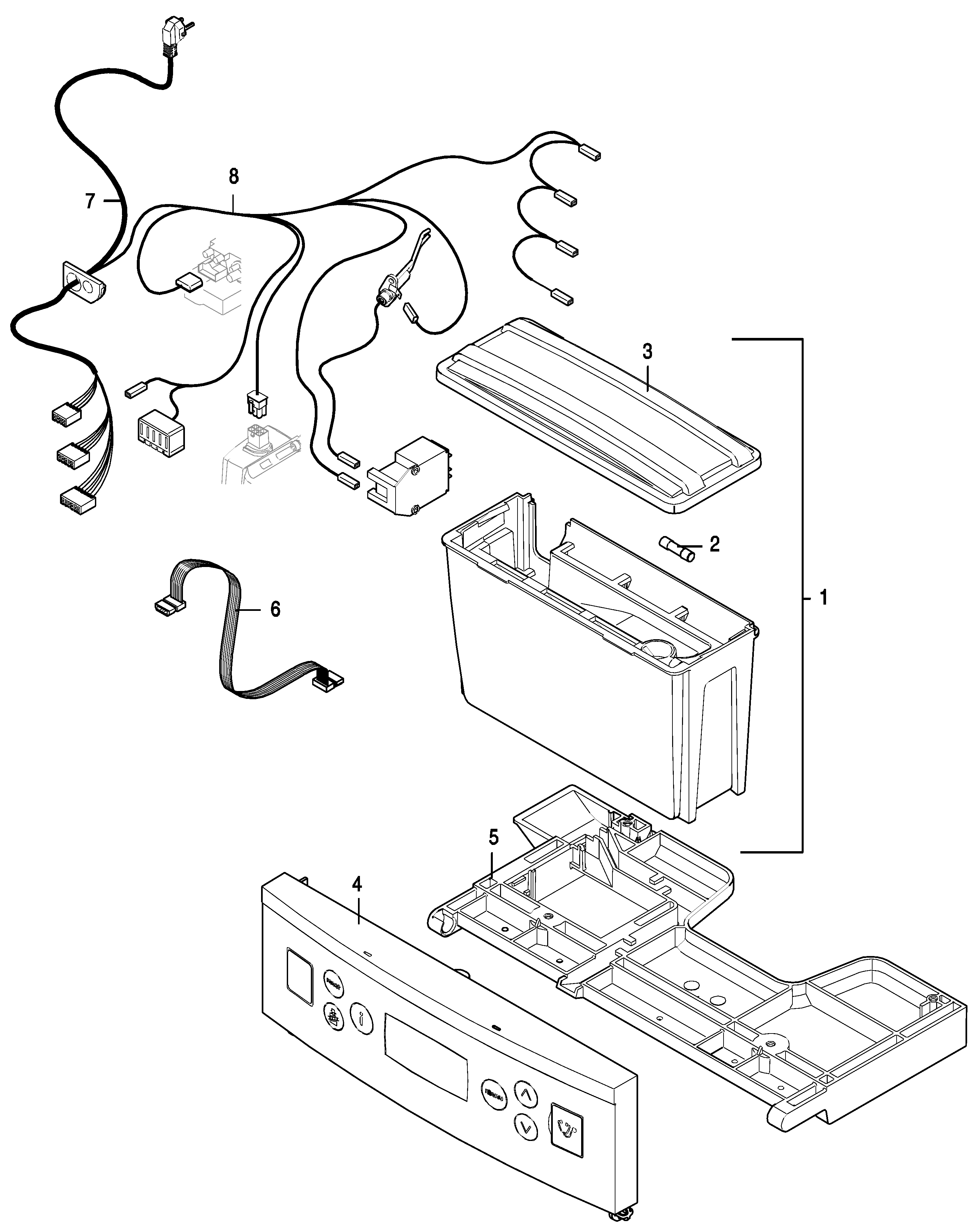 Nefit (Bosch) ProLine HRC 24 CW3 exploded tekening