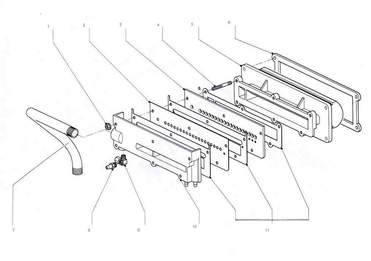 Nefit (Bosch) Turbo 21 exploded tekening